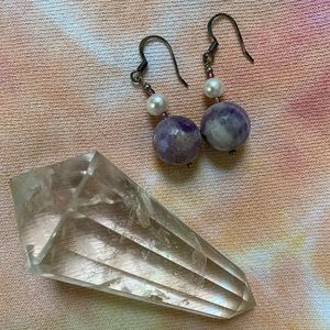 • VTG Amethyst Earrings •